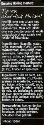 Dressing honing mosterd (140 ml) - Smaakgeheimen - Afbeelding 3